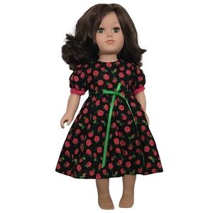 My Life Doll 18 in Red Rose Black Dress Green Bow Panties Underwear 2013 CitiToy